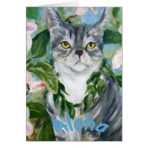 Lulu Aloha Kitty Card cards