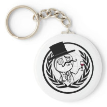 LulzSec Anonymous Logo Key Chains