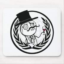 LulzSec Anonymous Logo Mousepad