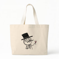 Lulzsec Monocle Guy Canvas Bags