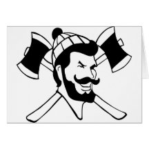 Lumberjack  Logger Cards