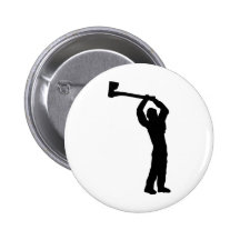 lumberjack shape pin