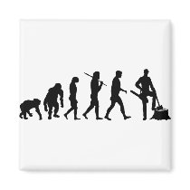 Lumberjack tree feller loggers bunyan gifts magnets by Funkart Lumberjack tree feller loggers bunyan gifts magnets