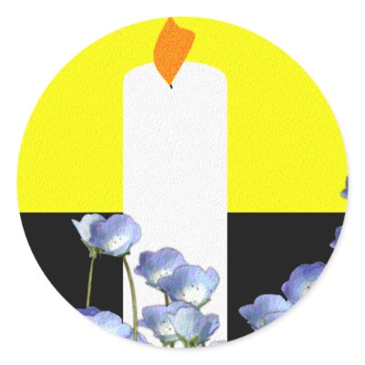 LUMEN CHRISTI ROUND STICKERS by Clarence_Jones