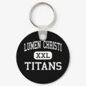 Lumen Christi - Titans - High - Jackson Michigan keychains by customteamsportswear Lumen Christi - Titans - High - Jackson Michigan keychains