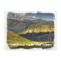 Luminescent Landscape; Yukon Territory Souvenir Post Card