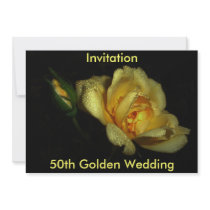 luminous, 50th Golden Wedding, Invitation