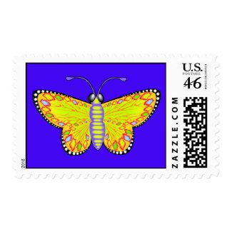 Luminous Butterfly stamp