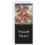 Luminous Colorful Goldfish Silk Art Customized Rack Card