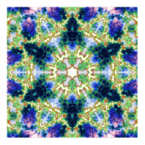 Luminous Hexagram Variation 5  Art Print