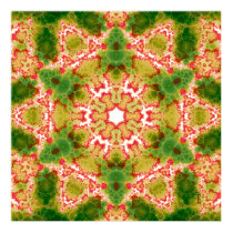 Luminous Hexagram Variation 8  Art Print