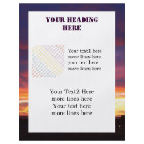 Luminous Sunset custom Flyer