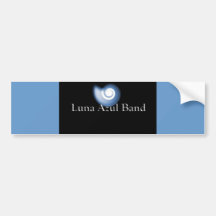 Luna Azul Band Bumper Sticker