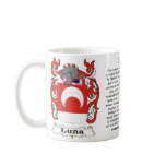 Luna Family Coat of Arms mug