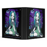 "Luna" Gothic Moon Lilly Fairy Art Avery Binder
