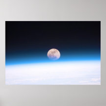 Luna Llena obscurecida parcialmente por la atmósfe Impresiones