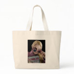 Luna Lovegood Peeks Over Glasses Canvas Bag