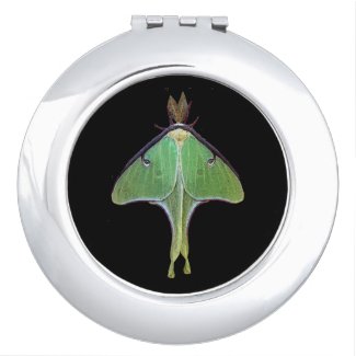 Luna Moth Compact Mirror