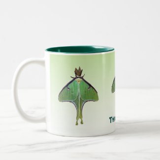 Luna Moth Earth Day mug