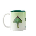 Luna Moth Earth Day mugs