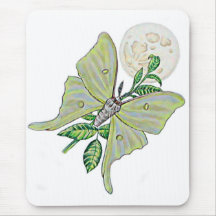 Luna Moth Mouse Pad