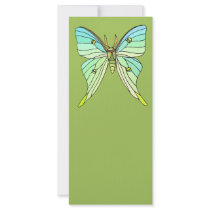 Luna Moth Rack Card Template