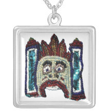 Luna Park face necklace