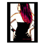 Luna Retral Postcard