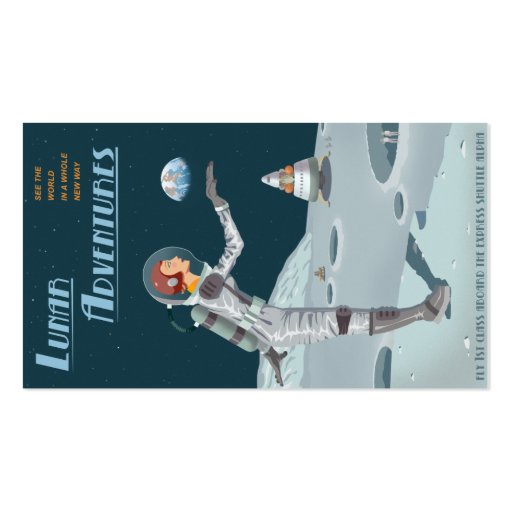 Lunar Adventures biz card (front side)