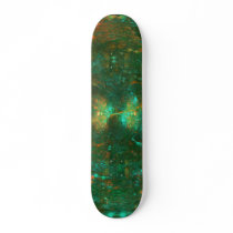 "Lunar Cove" Fractal Art Skateboard Deck