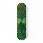 "Lunar Cove" Fractal Art Skateboard Deck