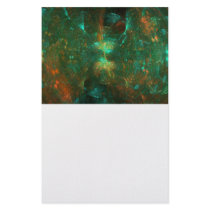 "Lunar Cove" Fractal Art Personalized Stationery