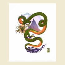 Lunar Dragon print