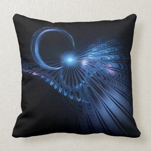 "Lunar Flight"  - Abstract Geometric  Lunar Art Pillows