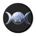 Lunar Goddess Magnet by pentagramstar Lunar Goddess Magnet