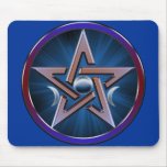 Lunar Goddess Pentagram Mousepad