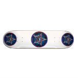 Lunar Goddess Pentagram Skateboard