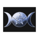 Lunar Goddess Postcard by pentagramstar Lunar Goddess Postcard