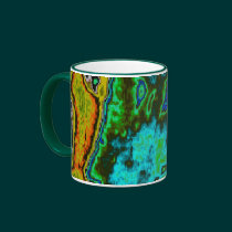 Lunar Surface Map mugs
