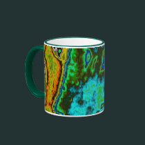 Lunar Surface Map mugs