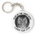 Lunar Year 4708 Year of The Tiger 2010 Key Chains