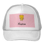 Lunares conocidos personalizados del rosa de la ji gorro