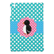 Lunares de lujo de la turquesa del pingüino