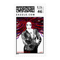 Luna's Wild Hair Postage postage