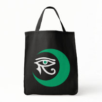 LunaSees Logo Bag (jade/white on dark bag)