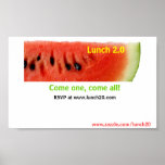 Lunch 2.0 Poster - Watermelon posters