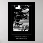 LUNCH BREAK, LAKE TAHOE, CA., US PRINT
