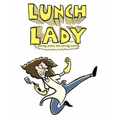 Lunch Lady fitted Women's T Shirt by lunchladycomics