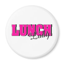 Lunch Lady Fridge Magnets