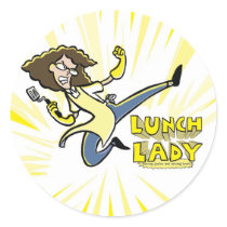 Lunch Lady stickers